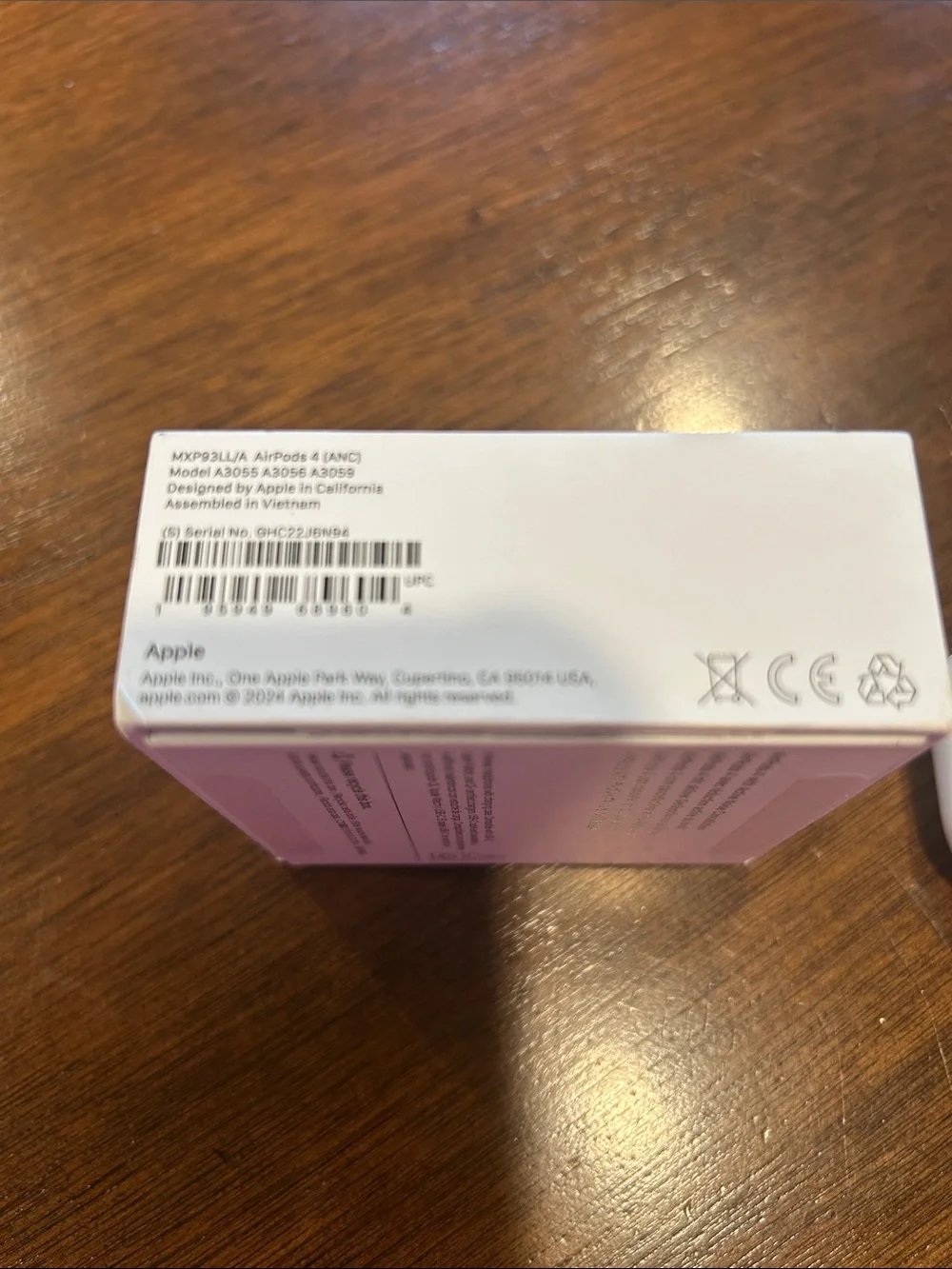 Apple AirPods 4 ANC White True Wireless Earbuds with Charging Case